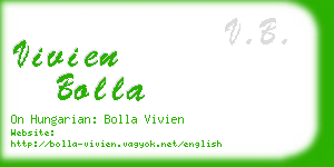 vivien bolla business card